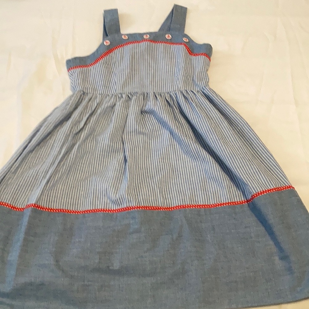 Ruth if Carolina vintage 70s girls jumper dress.  Girls size 10.